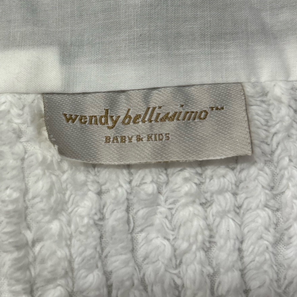 Wendy Bellisimo Chenille Crib Bedskirt/Dust Ruffle - Picture 2 of 4